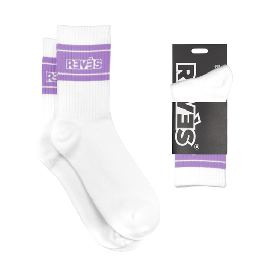 Calcetines Classic Blanco/Lila - reveschile