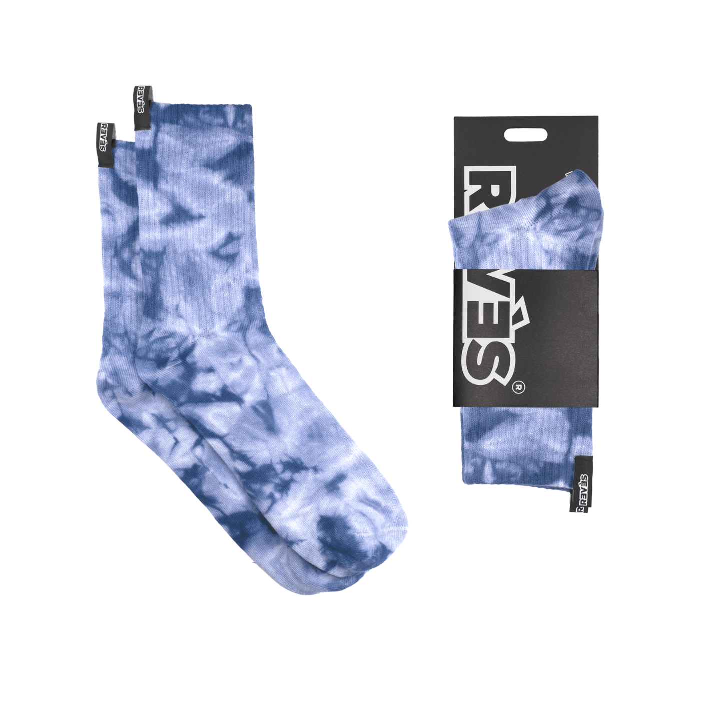 Calcetines Tie Dye Azul - reveschile