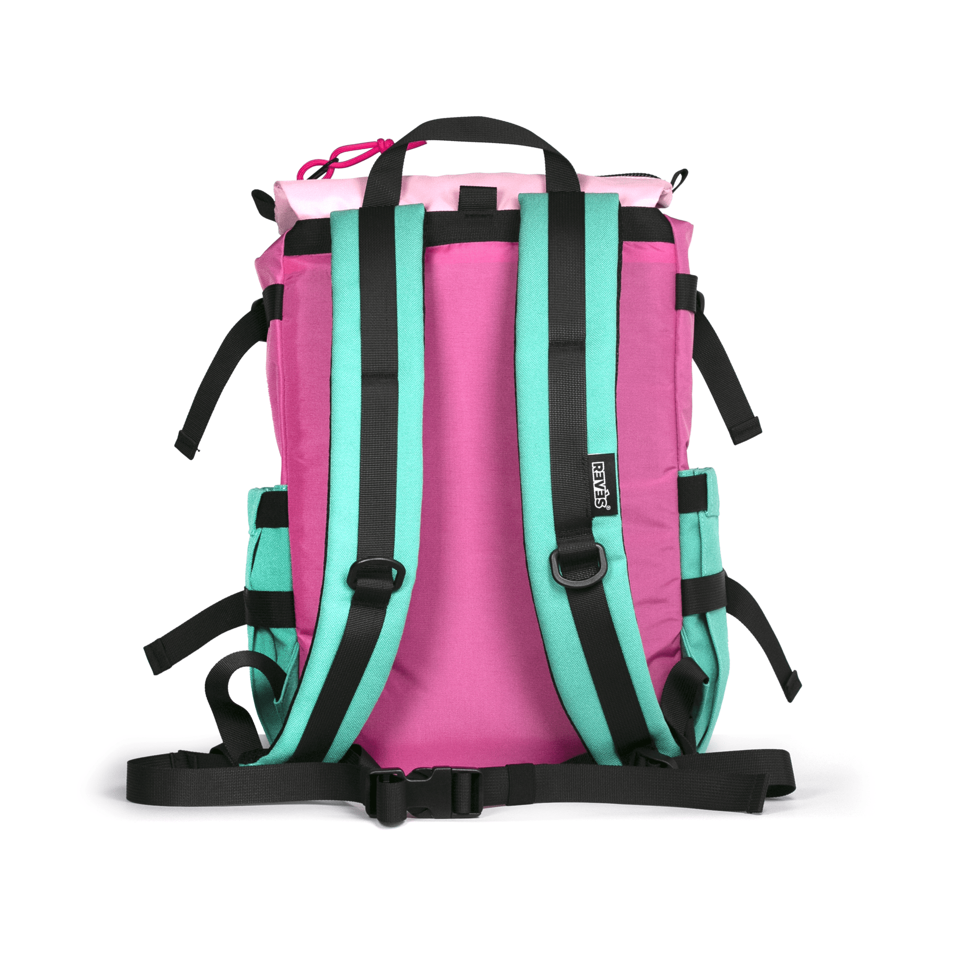 Mochila RVS City Turquesa/ Fucsia / Rosa 13.5 lts. - reveschile