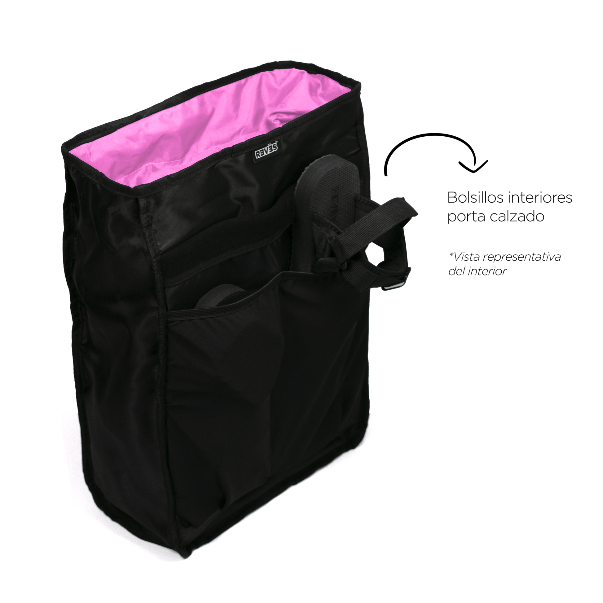 Mochila RVS City Turquesa/ Fucsia / Rosa 13.5 lts. - reveschile