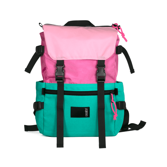 Mochila RVS City Turquesa/ Fucsia / Rosa 13.5 lts. - reveschile