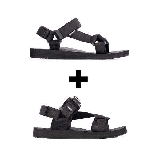 Pack Sandalias RDS3 Negro + Sandalias Winder + Envío gratis - reveschile