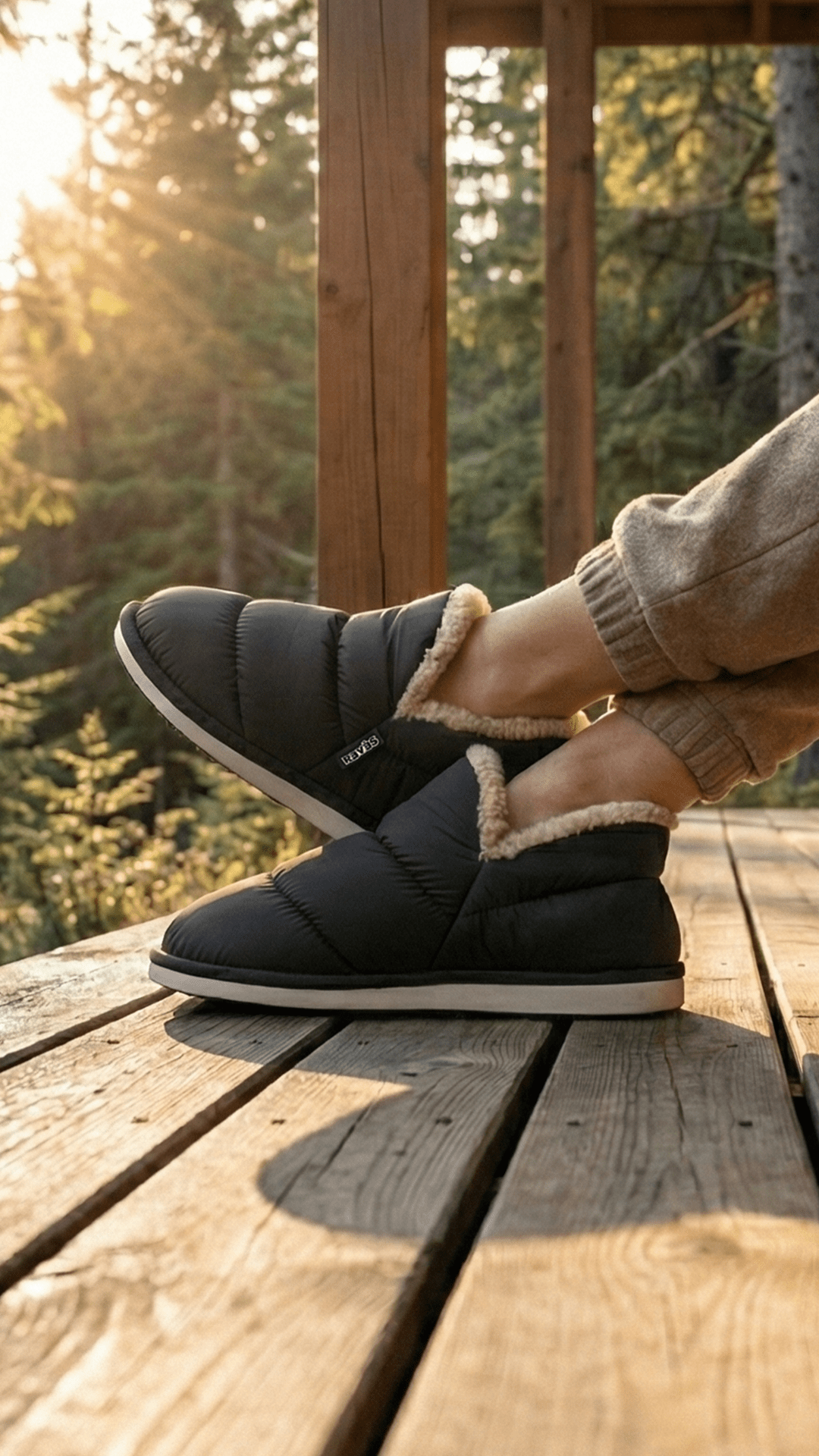 PREVENTA - Slippers RVS negro - reveschile