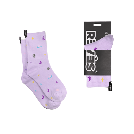 Calcetines Galaxia Lila - reveschile