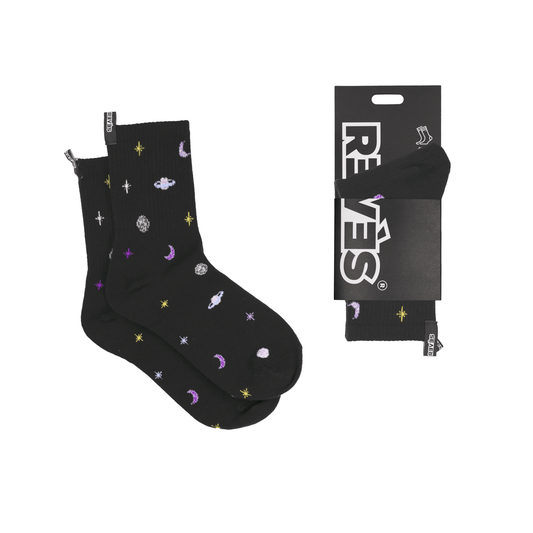 Calcetines Galaxia Negro - reveschile