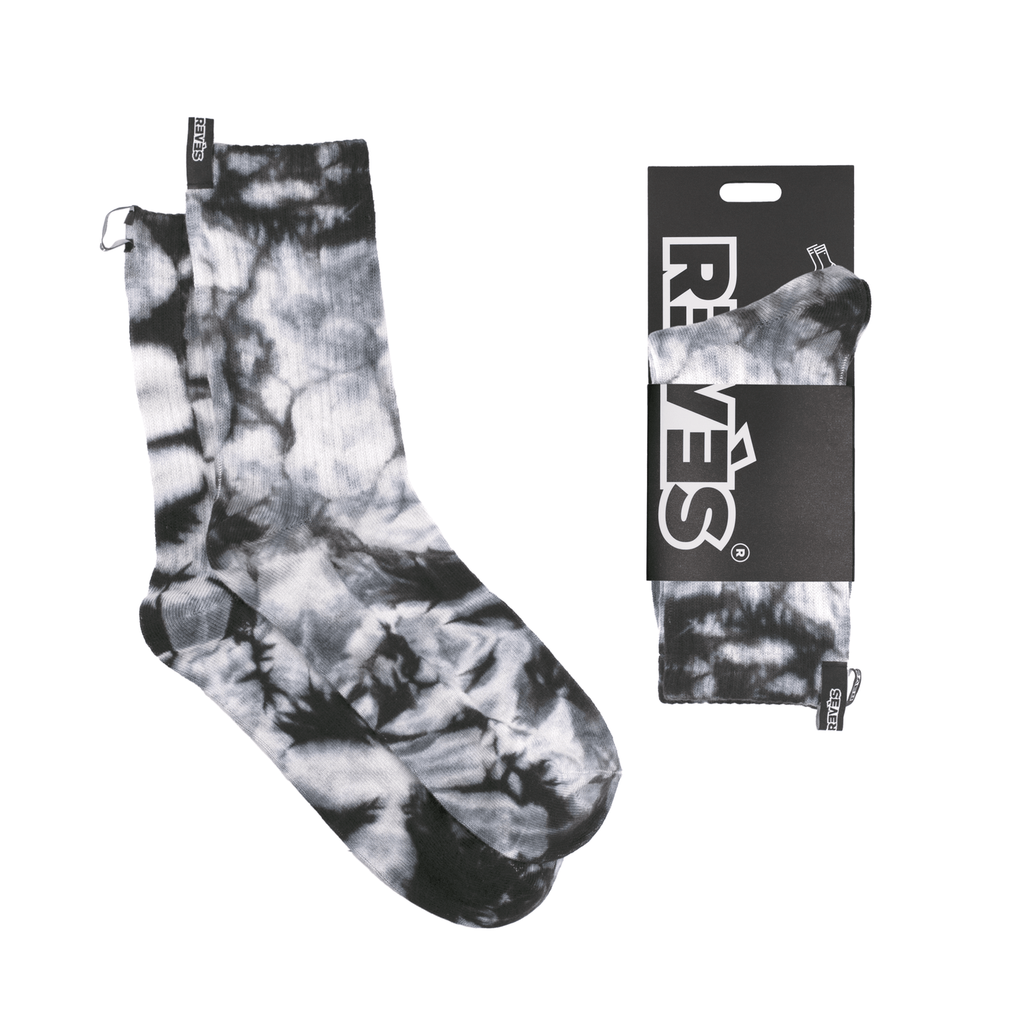 Calcetines Tie Dye Negro - reveschile