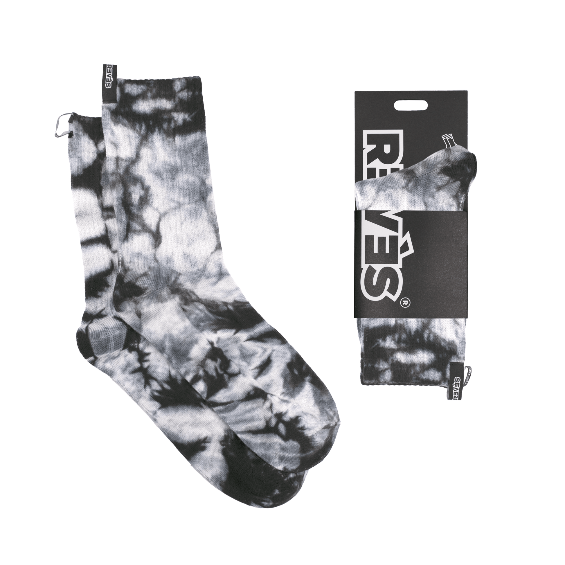 Calcetines Tie Dye Negro - reveschile