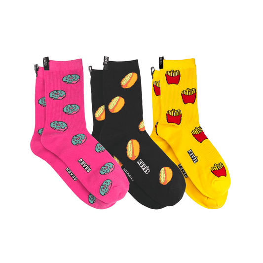 Pack Calcetines Foodie 3 Pares - reveschile
