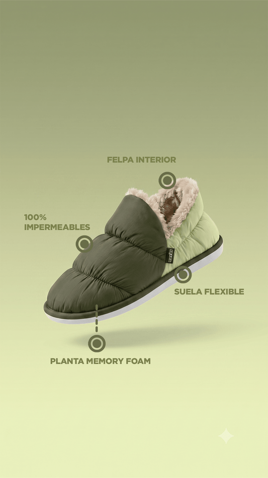 Slippers RVS Verde - reveschile
